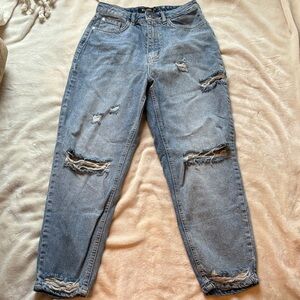 Missguided Petite Riot High Rise Mom Jeans